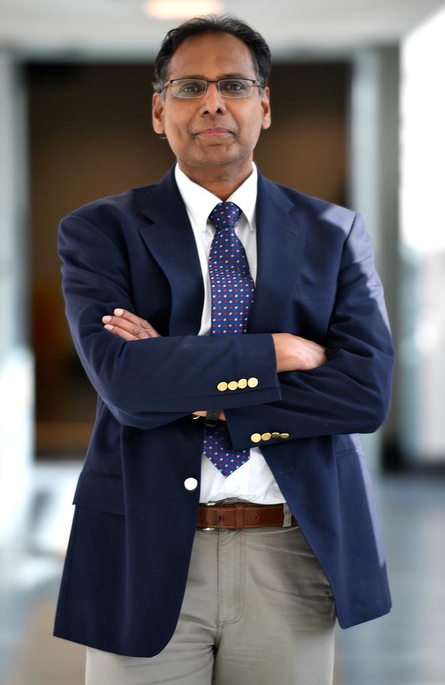 Professor Rajendra was in Geneva this month to present the discovery at the World Oesophagus Conference. Picture: Joel Carrett