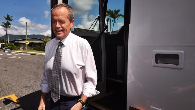 Leader of the Opposition Bill Shorten has lost a substantial amount of weight in the lead up to the election race. Picture: AAP/Mick Tsikas