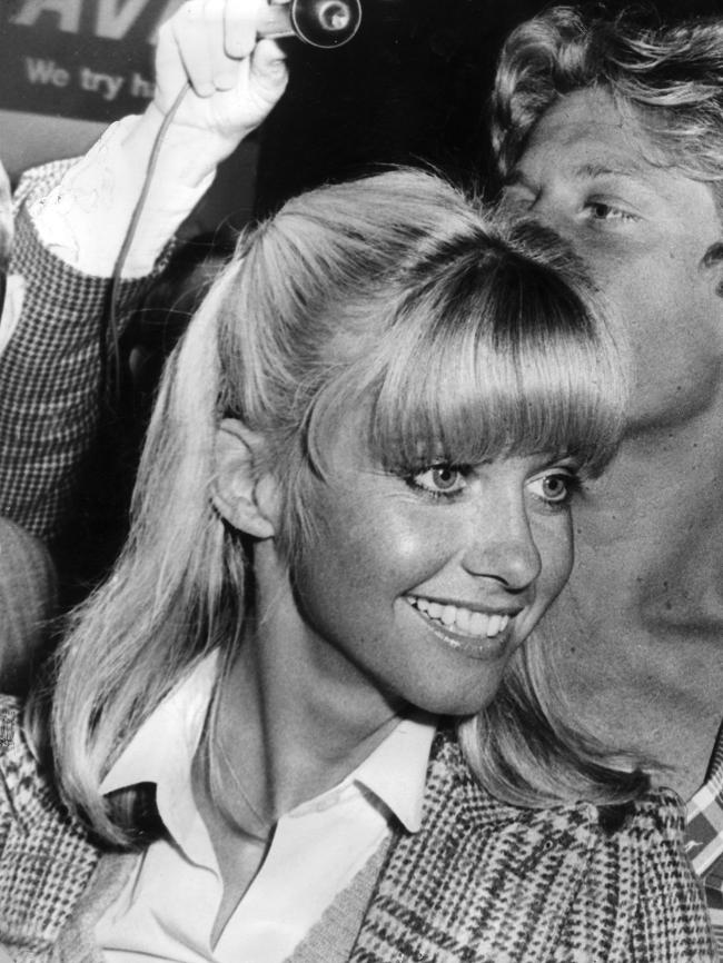 Flashback ... Singer Olivia Newton-John in 1978. Picture: News Corp Australia