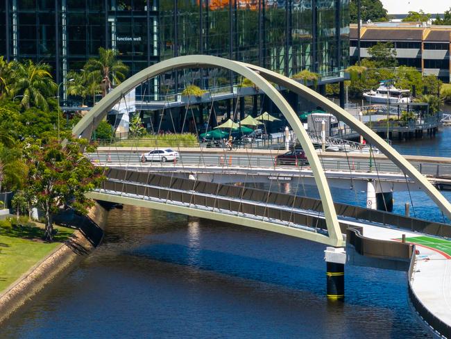Breakfast Creek Green Bridge, February 2024. Photo: Brisbane City Council.