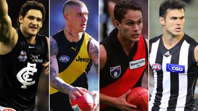 Footy fans have had their say on the best footy guernseys of all time.