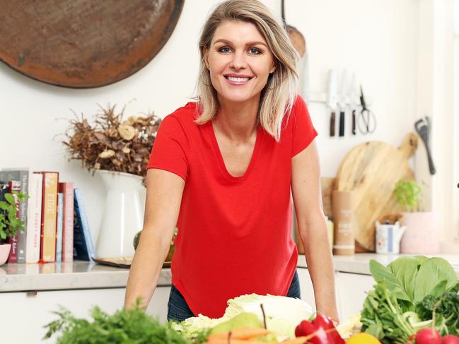 SUNDAY TELEGRAPH - Pictured at home in Coogee today is Courtney Roulston, who is the Sydney Swans chef and Masterchef 2 x contestant. Picture: Tim Hunter.