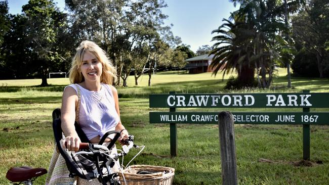 Alstonville Resident Evie Dennis would like to see pedestrian crossings placed across Ballina Rd, near Crawford Park. Picture: Tessa Flemming