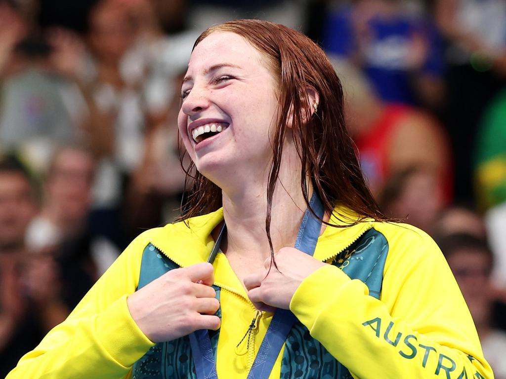 Mollie O'Callaghan took out gold in the 200m freestyle. Picture: Sarah Stier/Getty Images