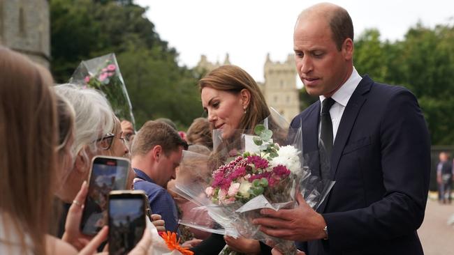 Prince William meeting members of the public at Windsor Castle. He is 40 years old. Picture: Kirsty O'Connor – WPA Pool/Getty Images