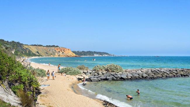 The person’s body was found drifting in waters off Jetty Road.