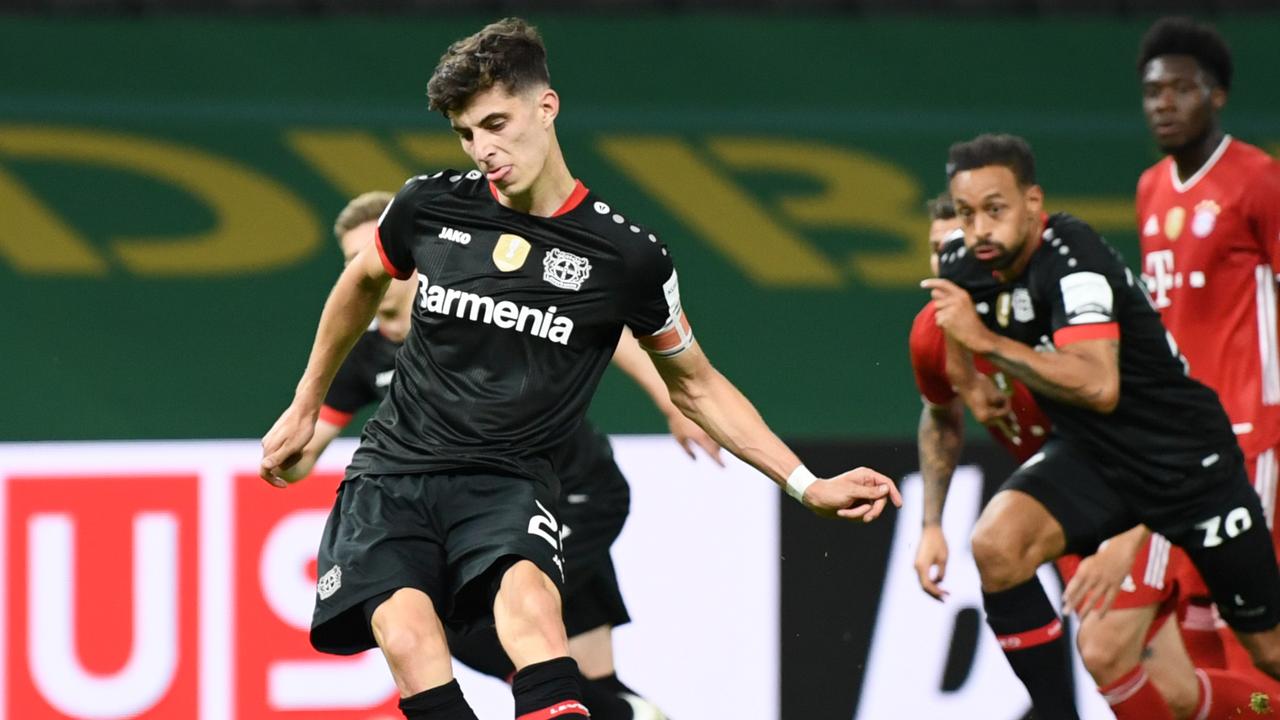 Bayer Leverkusen's Kai Havertz is in demand. (Photo by Annegret Hilse/Pool via Getty Images)
