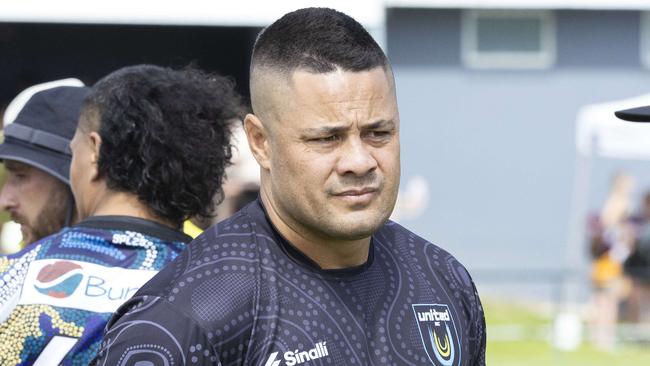 Jarryd Hayne at Nines Premier Rugby League event, Tugun, Saturday, January 25, 2025 - Picture: Richard Walker