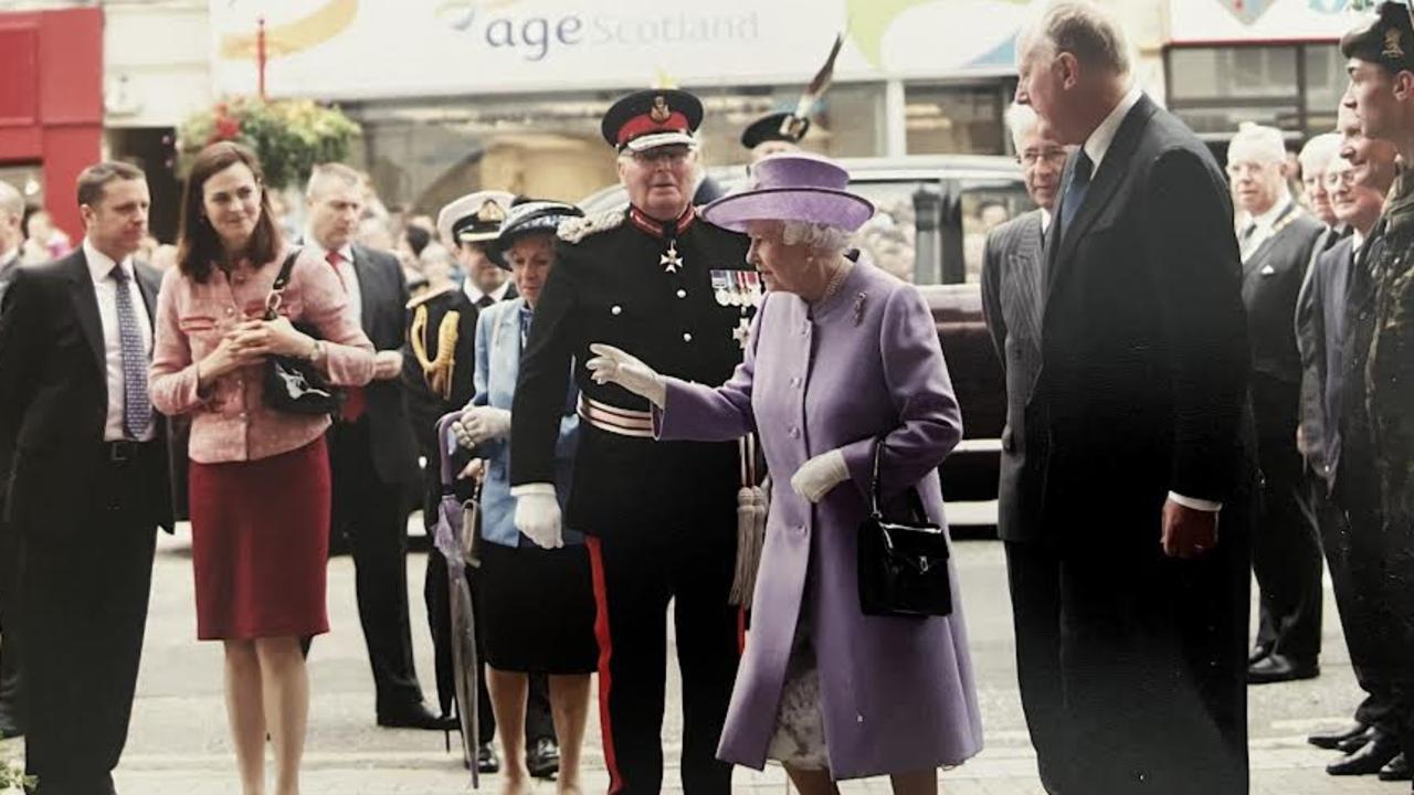 Ms Cohen (second from left) worked very closely with the late Queen. Picture: Supplied