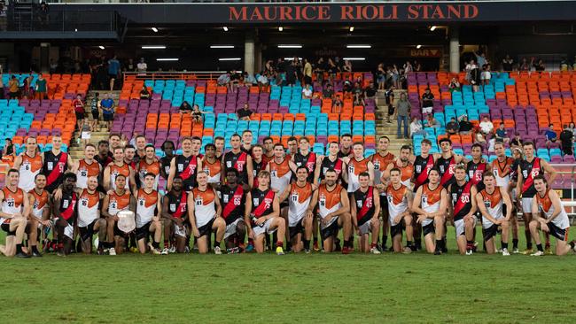 NTFL Buffaloes' mens side beat the Essendon Bombers. Picture: Pema Tamang Pakhrin