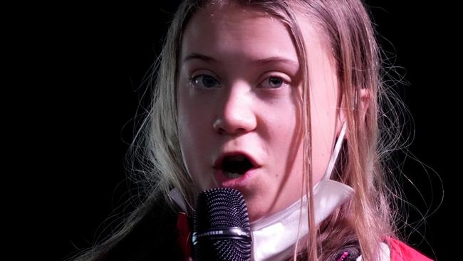 Climate activist Greta Thunberg has branded the COP26 climate summit as a ‘failure’ at a protest in Glasgow overnight. Picture: Christopher Furlong/Getty Images