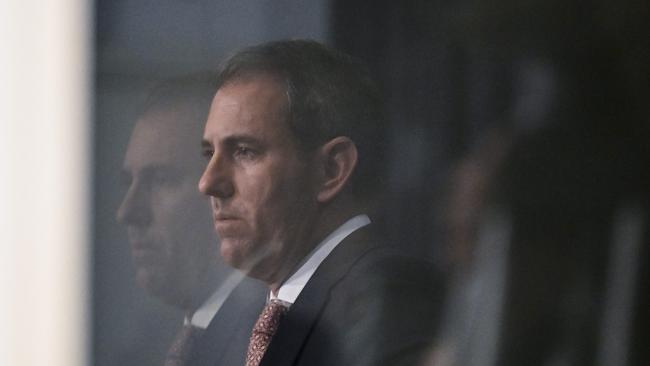 Treasurer Jim Chalmers has warned that Australia must navigate ‘dark shadows’ looming over the global economy. Picture: NewsWire / Martin Ollman