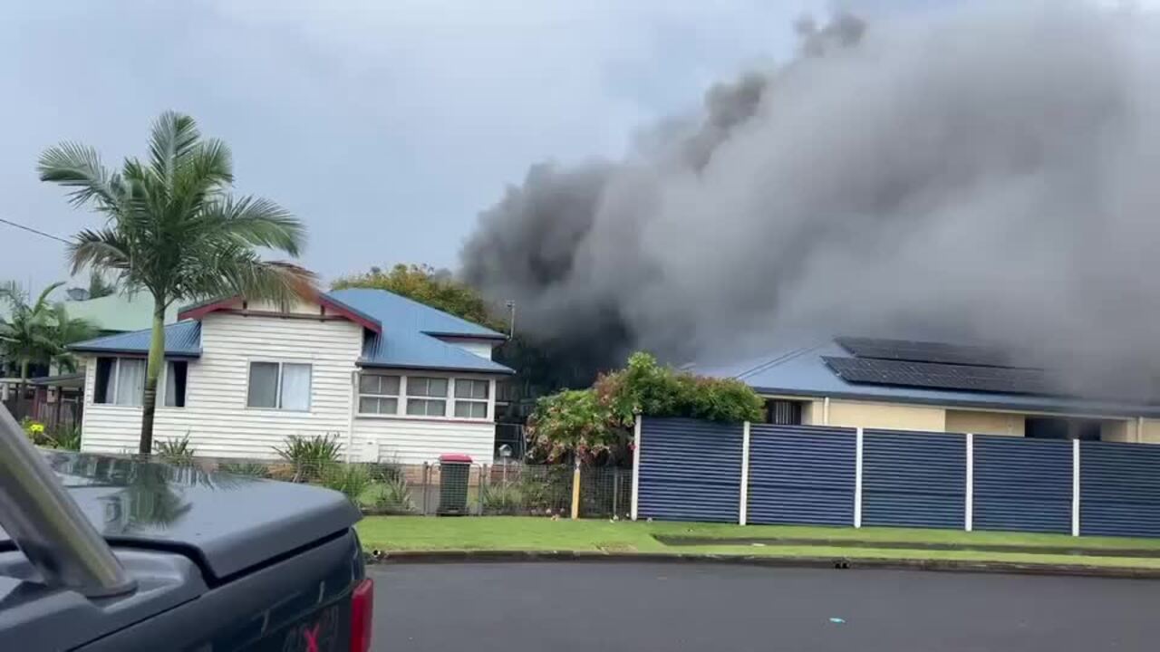 Blaze engulfs top floor of Fraser Coast home