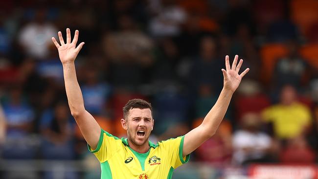 Hazlewood has not played an ODI on home soil since Australia played against India at Manuka Oval in Canberra in December 2020. Picture: Getty Images.