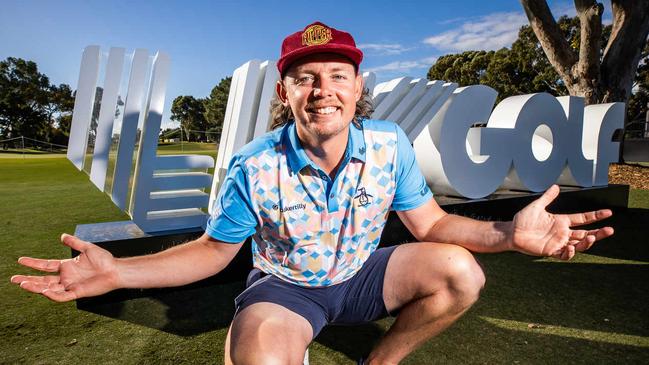 Liv golf star Cameron Smith on April 25th, 2024, at Grange.Picture: Tom Huntley