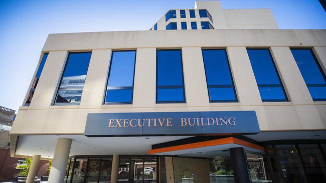 The Executive Building on Murray St, Hobart, where many public servants work. Picture: NCA NewsWire / Richard Jupe