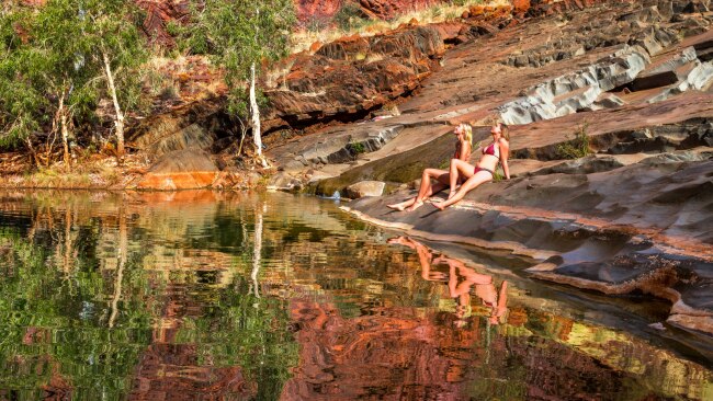Hamersley Gorge is magical at any time of year, including winter. Picture: Tourism WA