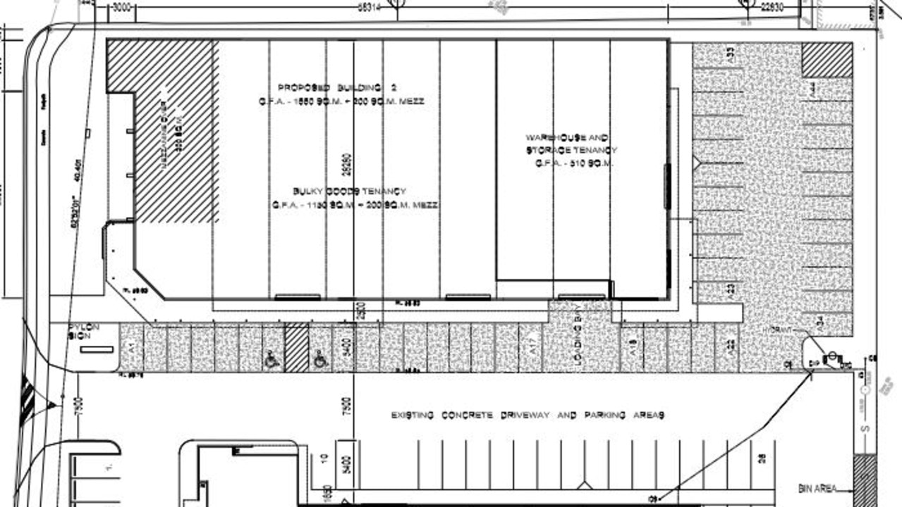 Plans for the Yamanto site submitted to the council.