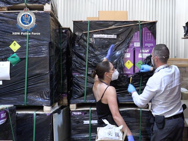 Dozens of boxes of rapid antigen tests were allegedly stolen. Picture: NSW Police