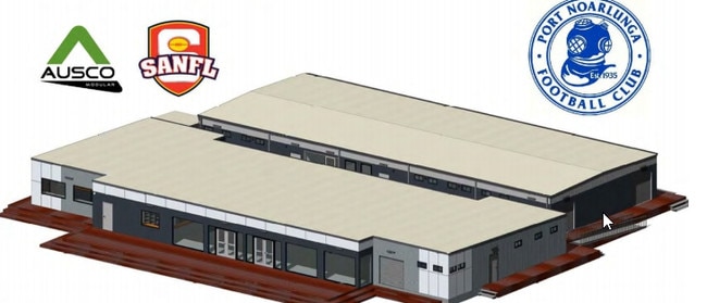 Artist impression of a $3.1 million clubroom to be built at Port Noarlunga Oval. Picture: Onkaparinga Council