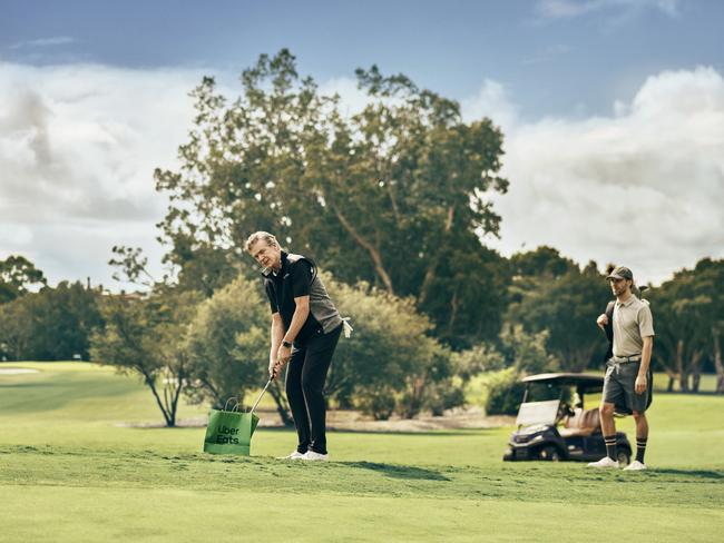 American actor Christopher McDonald, of Happy Gilmore fame, in Sydney shooting a new campaign for Uber.