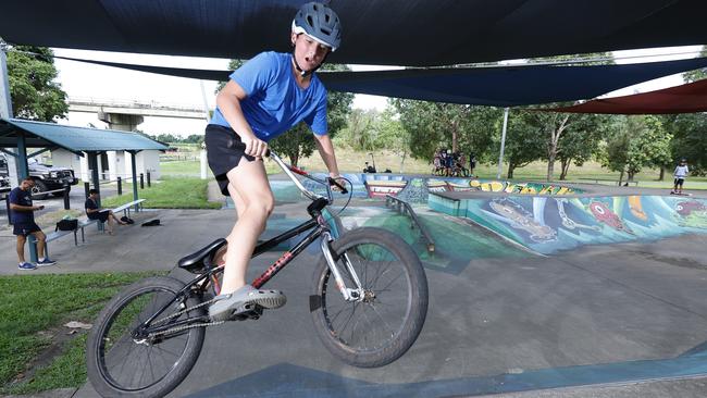 The Redlynch skate park is set for a makeover, with Cairns Regional Council calling for submissions to improve the popular recreational facility. Regular Redlynch skate park user Cruz Briody. Picture: Brendan Radke