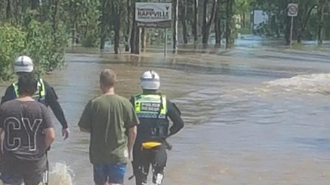 RAPPVILLE RESCUES: Officers from Richmond Police District Police Rescue were at Rappville to assist with flood recovery and rescue operations on March 24, 2021.