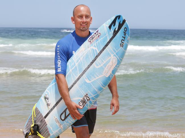 World champion blind surfer Matt Formston will chase a third world title in 2019. Picture: Mark Scott