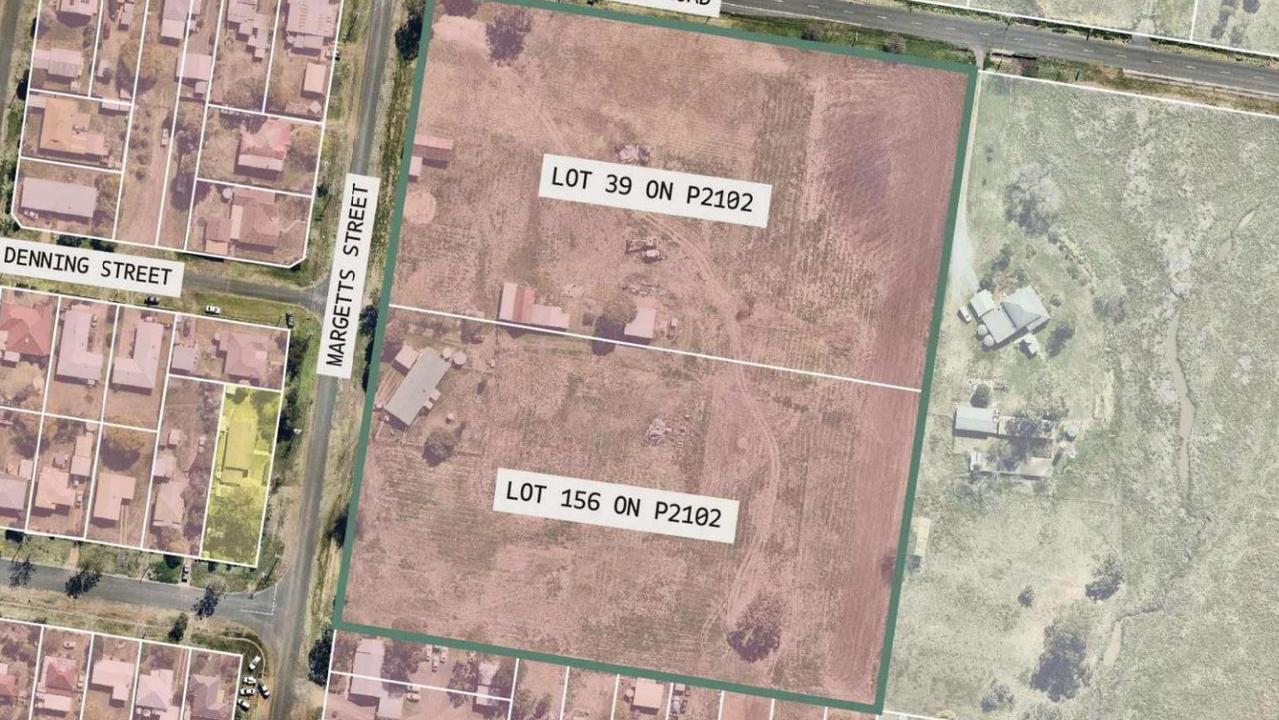 A developer has put forward plans to create a 35-lot subdivision on Margetts Street in Pittsworth.