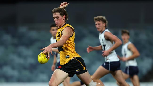 Daniel Curtin in action for WA at the under-18 national championships. Picture: Paul Kane/AFL Photos