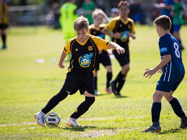 Secretary Paul Cameselle is focusing on Mudgeeraba’s juniors (pictured), while Dean Cooper will look after the seniors. Picture: East End Digital