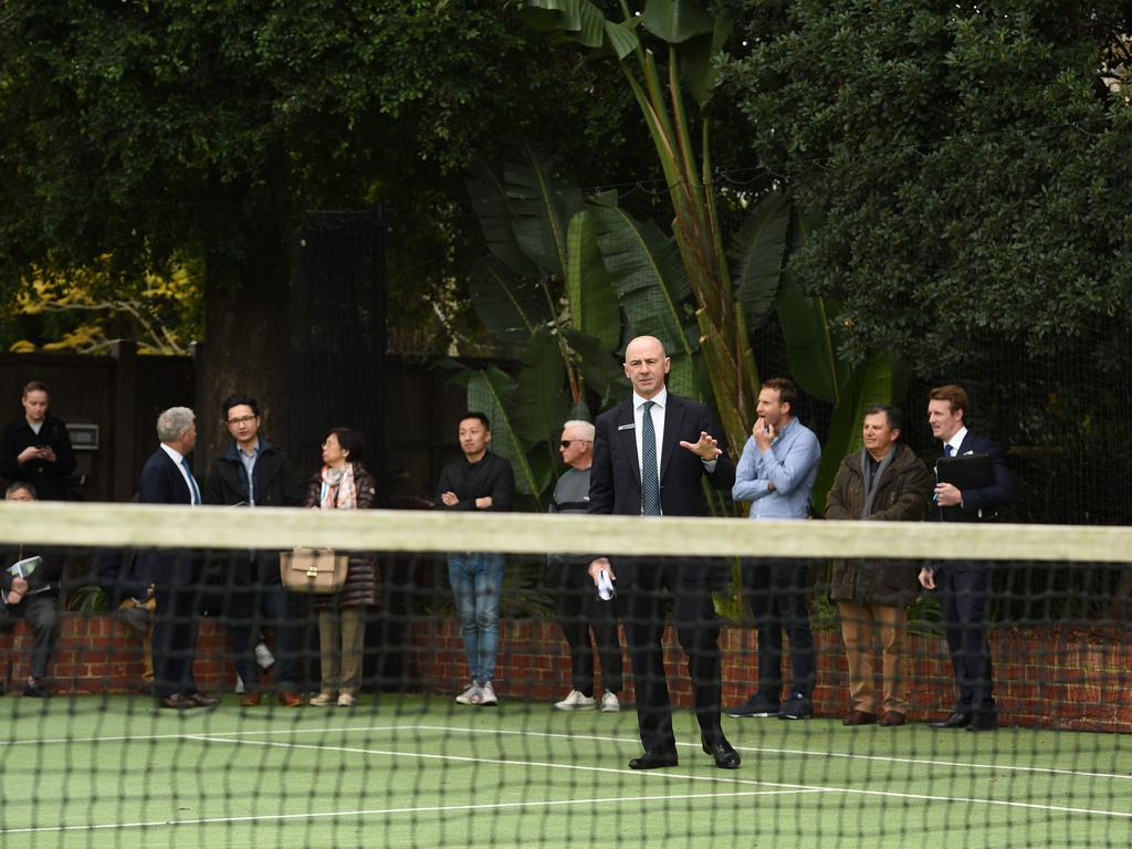 This court in Toorak, Victoria also sold at auction for $7.8m. Picture: David Smith