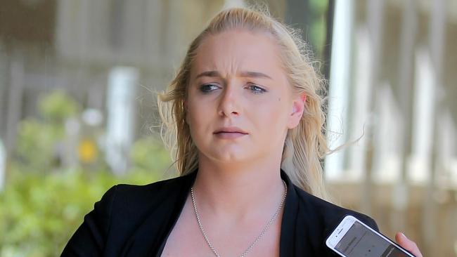 Co-accused Jordan-Lee Evans, 25, has also been convicted over her role in the syndicate. Picture: John Grainger