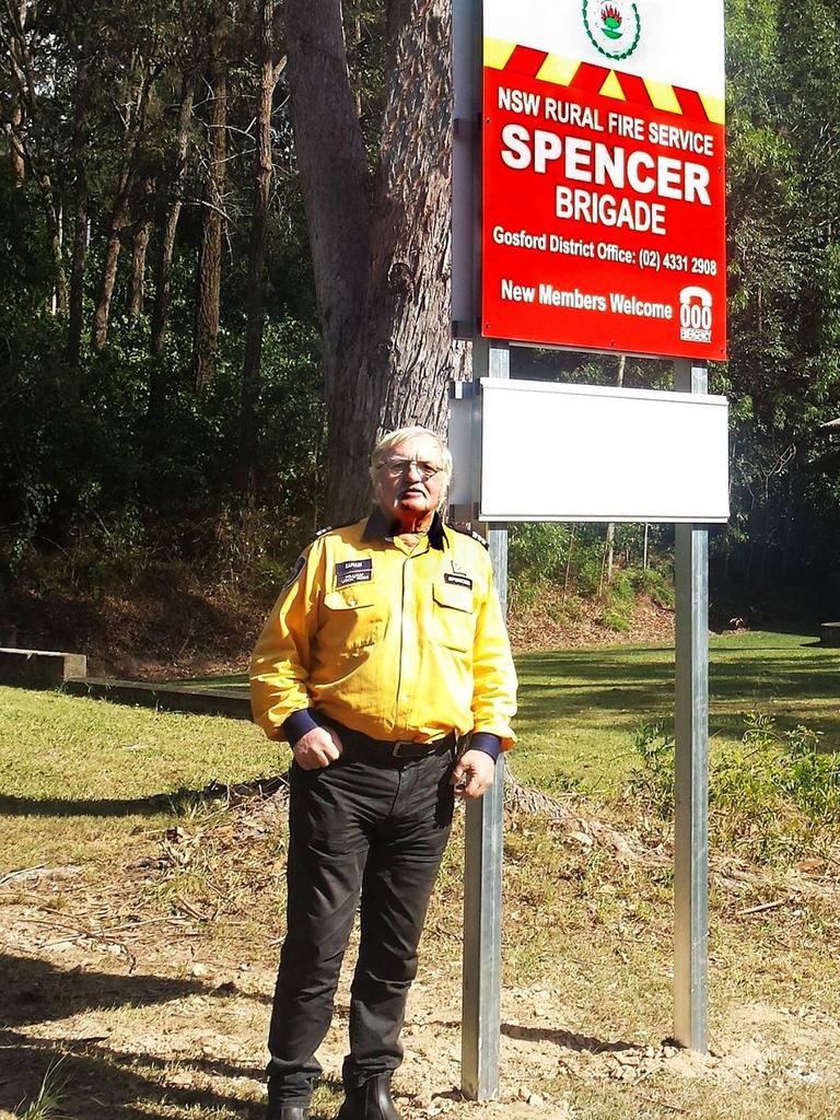 Now... Jock Ross, captain of Spencer RFS Brigade.