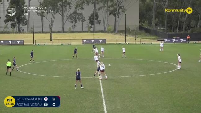 Replay: Queensland Maroon v Victoria (U16 3rd/4th playoff) - Football Australia Girls National Youth Championships Day 6