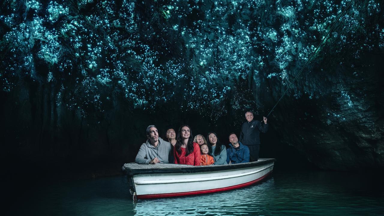 It’s also home to the Waitomo glowworm caves and the Rotorua hot springs. Picture: Shaun Jeffers/Hamilton & Waikato Tourism