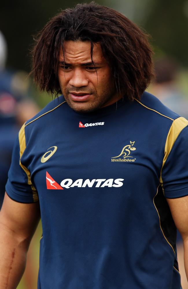 Wallabies hooker Tatafu Polota-Nau.