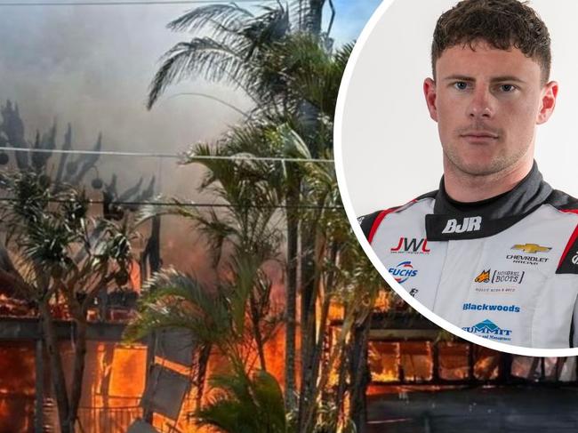 Declan Fraser lost everything in the blaze.