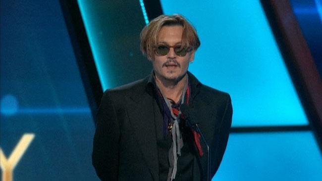 Johnny Depp's on-stage meltdown