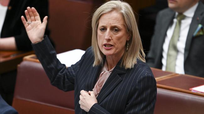 Finance Minister Katy Gallagher. Picture: NewsWire / Martin Ollman