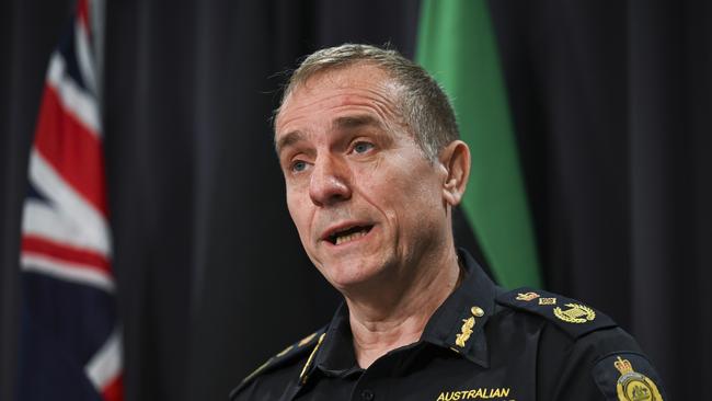 ABF Commissioner Michael Outram said the matter had been referred to the AFP. Picture: NCA NewsWire / Martin Ollman