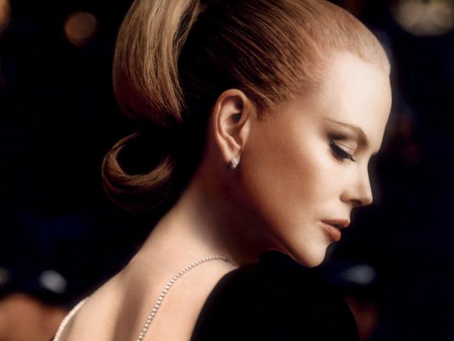 Actor Nicole Kidman in scene from TV advertisement commercial for Chanel No 5 perfume 2004. ad five