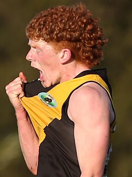 Tristen Waack finished runner-up in the Gippsland league’s Trood Award and Rodda Medal in 2022. He is seeking a clearance from Morwell to Traralgon. Picture: Yuri Kouzmin