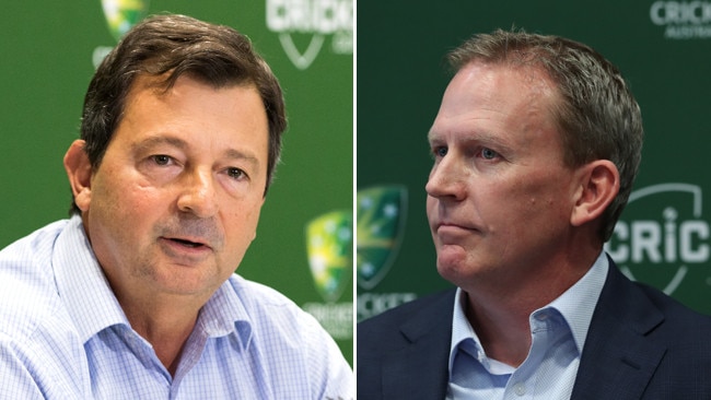 Cricket Australia chairman David Peever and new CEO Kevin Roberts have the task of turning things around.