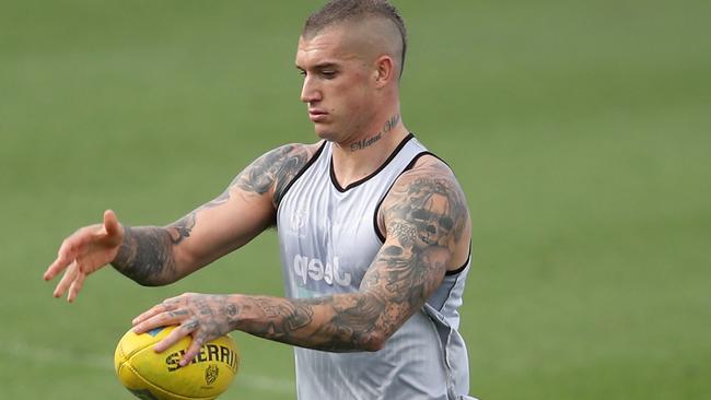 Dustin Martin at Richmond training.