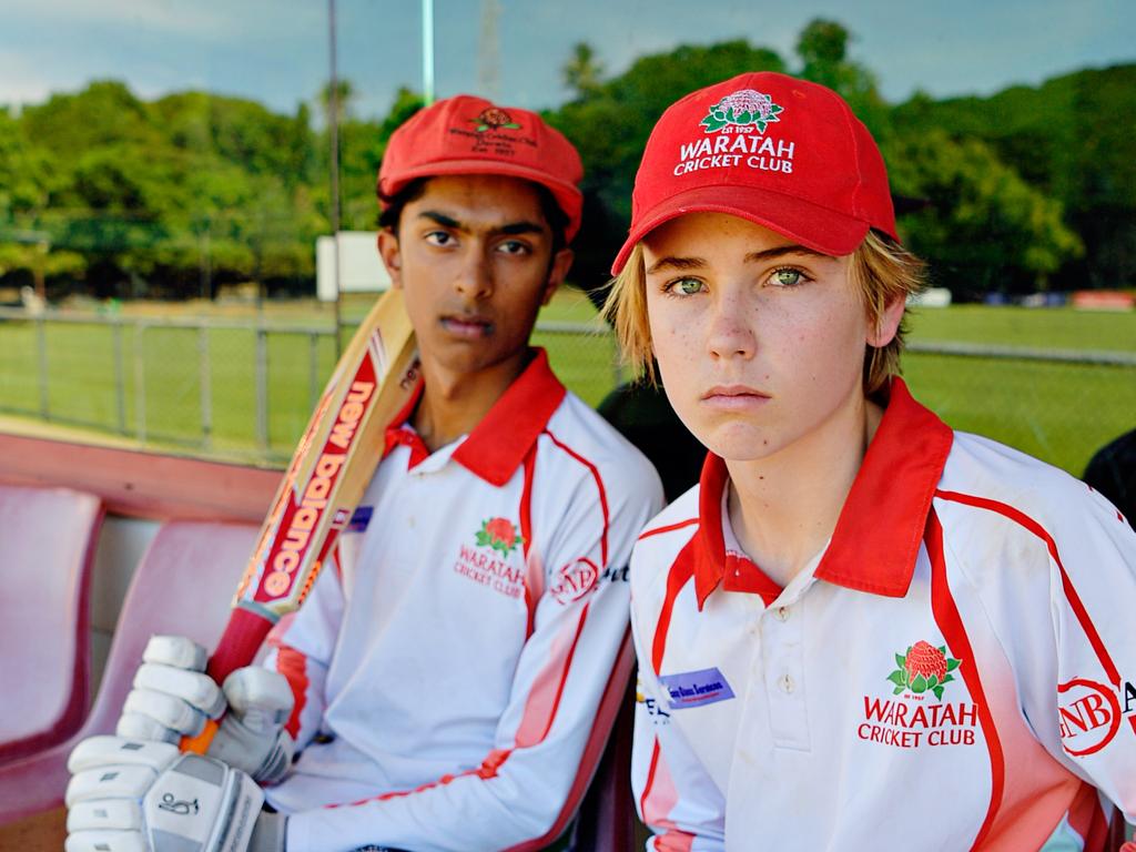 Atish Ajaykumar (left) and Sam Elder during their junior days with Waratah. Picture: Michael Franchi.