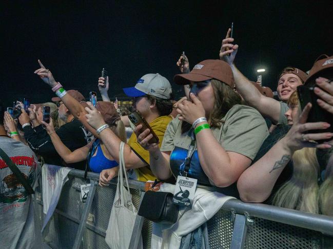 Social photos at Post Malone, RNA Showgrounds. Photo - Stephen Archer