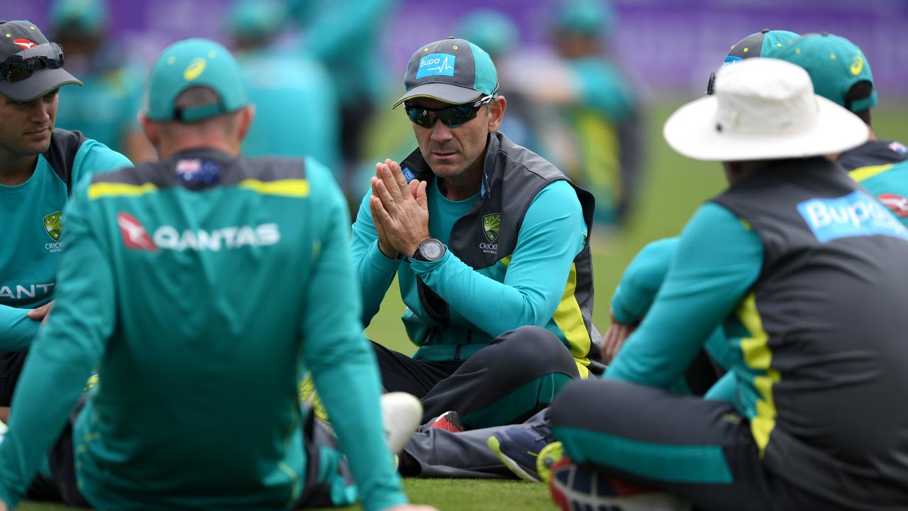 Australia coach Justin Langer is a fan of unconventional training techniques. Picture: Getty Images