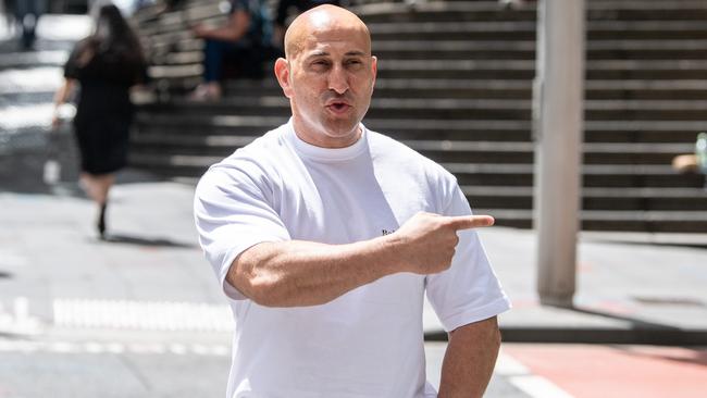 Tarek Zahed has had charges of breaching his SCPO dropped by NSW Police in Downing Centre Local Court. Picture: NCA NewsWire / James Gourley