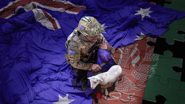 Beijing’s foreign ministry spokesman Zhao Lijian posted a “falsified” image of an Australian soldier slitting the throat of a child.